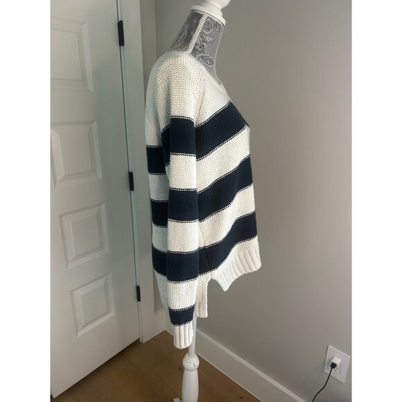 Abercrombie & Fitch Chunky Knit striped sweater Women’s size Large L - Picture 2 of 6